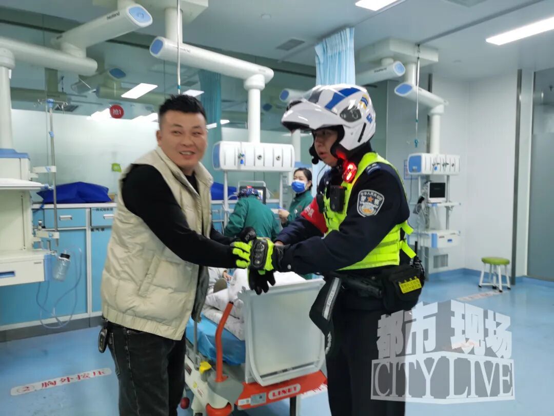 南昌一女童高烧惊厥!铁骑晚高峰“滚筒式”护送 7分钟跑完6公里