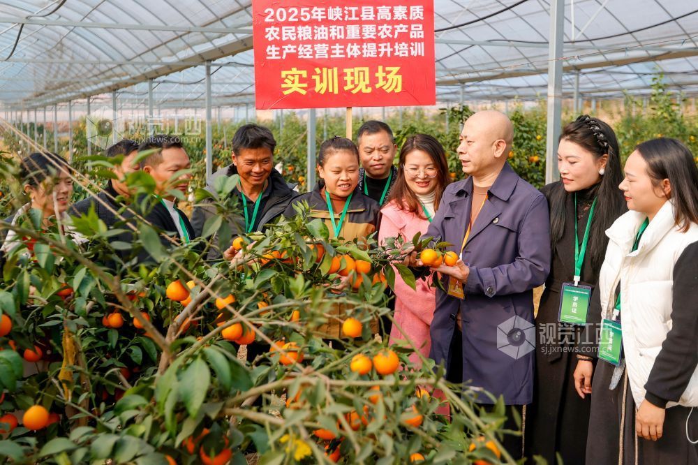 峡江县：农民学种植 助力乡村振兴（图）