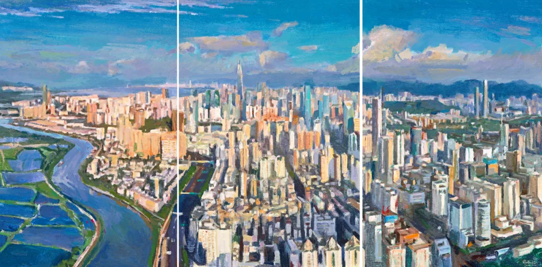 主城风采 / 190X138cm / 布面油画 / 2025 / 许南征