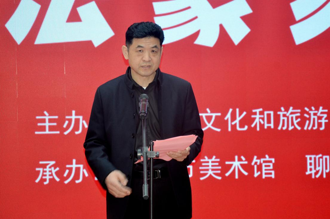 “传承经典 书写水城”聊城市书法篆刻作品展启幕