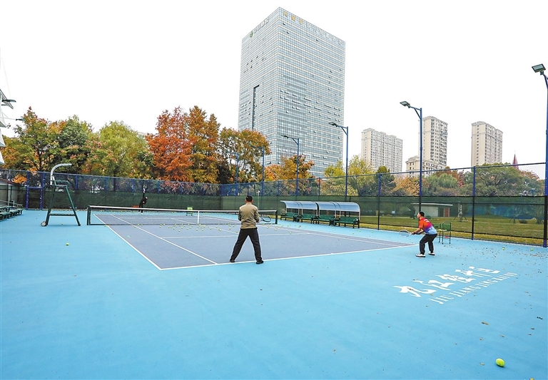 九江护池河口袋体育公园通过验收 市民休闲又多了好去处
