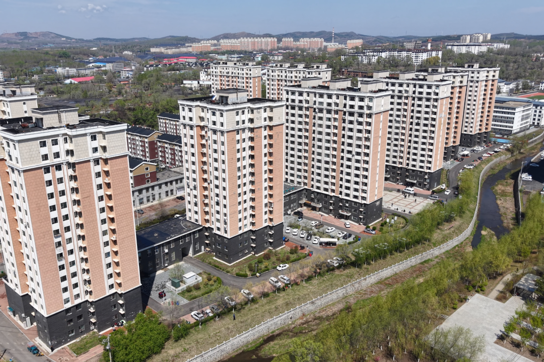 改造后的河西新苑小区全景