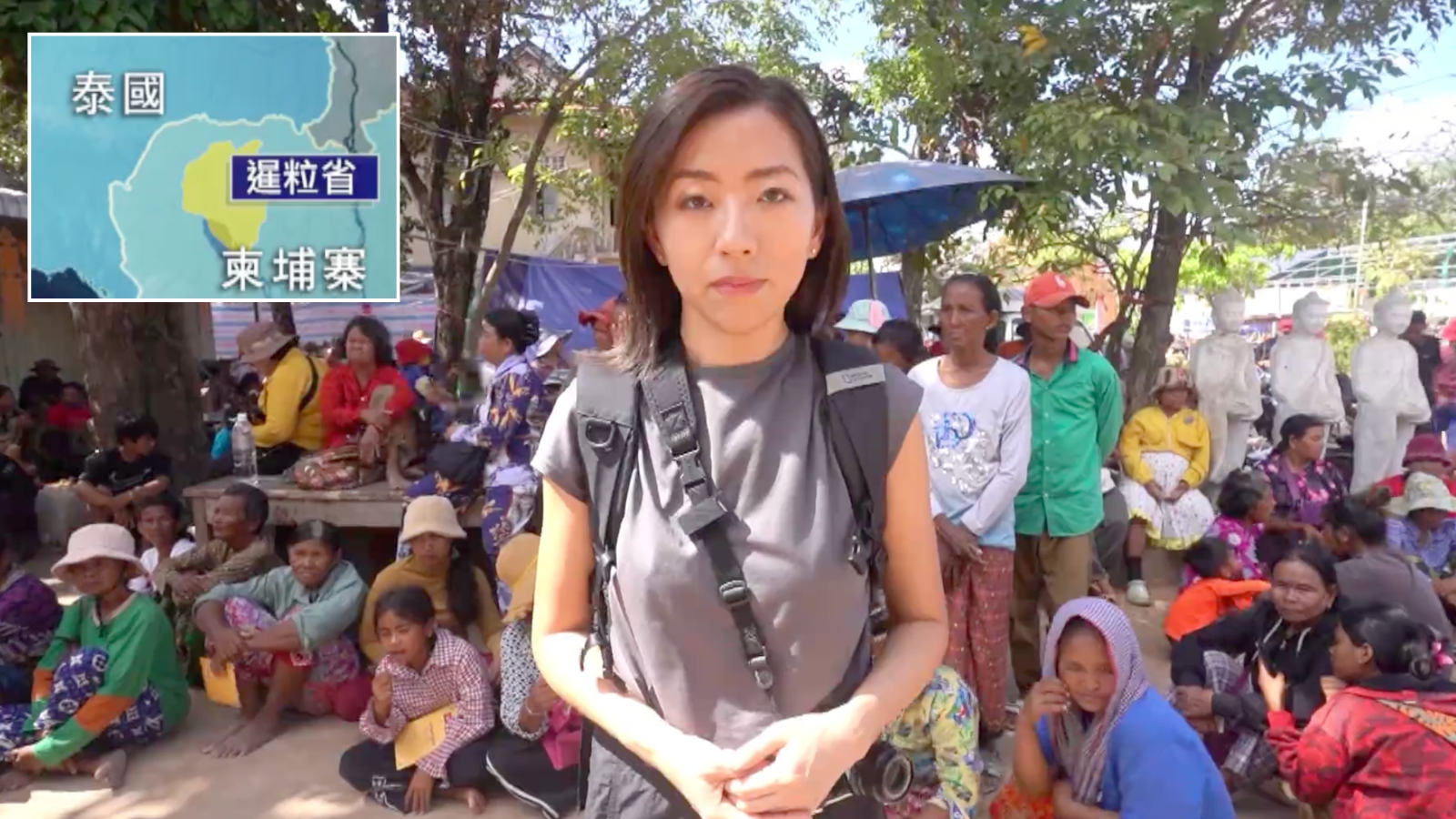 现场报道｜柬泰局势持续紧张 柬埔寨难民营人数众多 稻米收获季无法返家忧收成