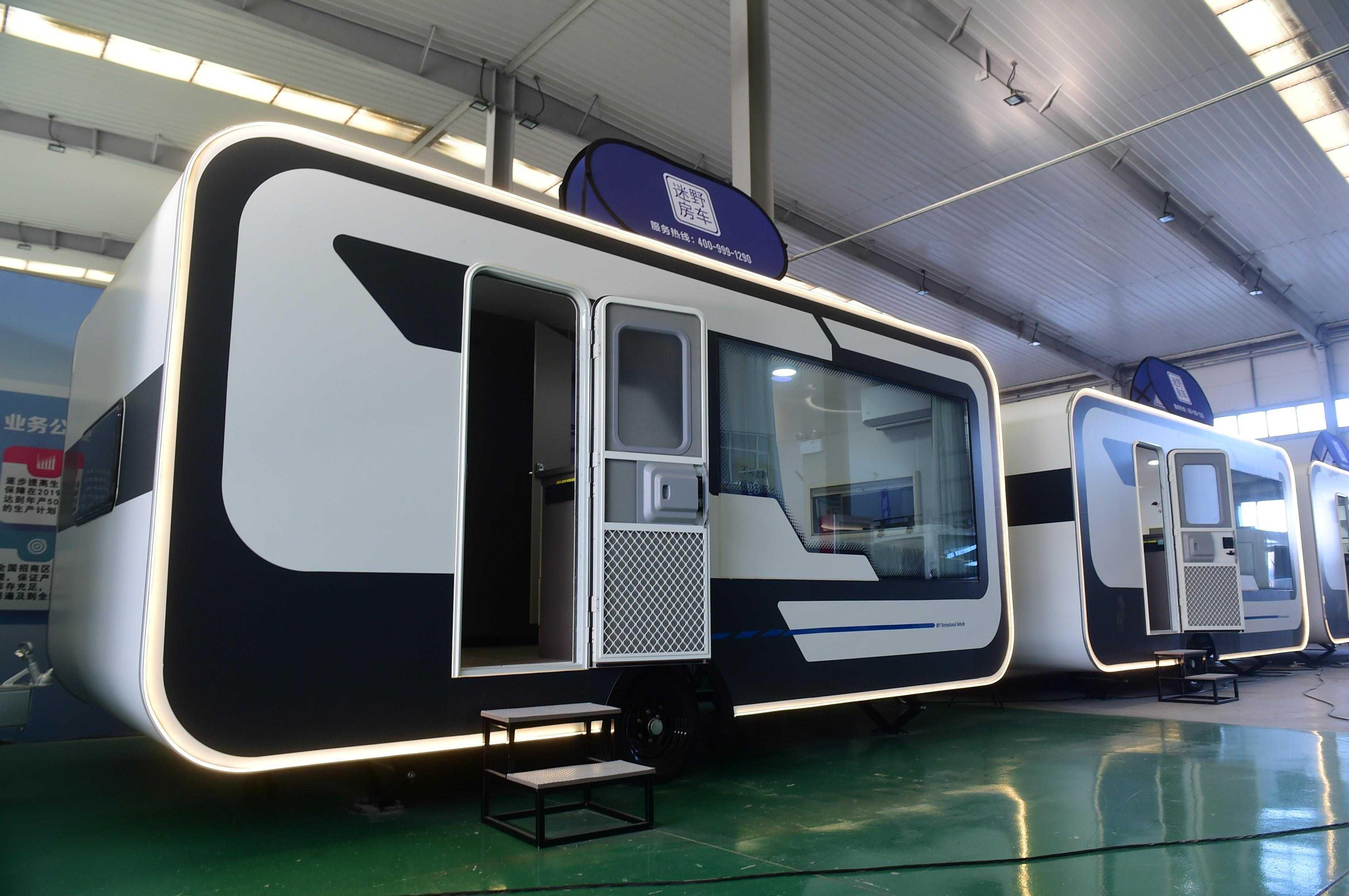 准备外销的房车。