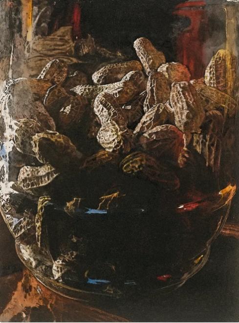 落花生 / 77x112cm / 纸本水彩 / 林影萍