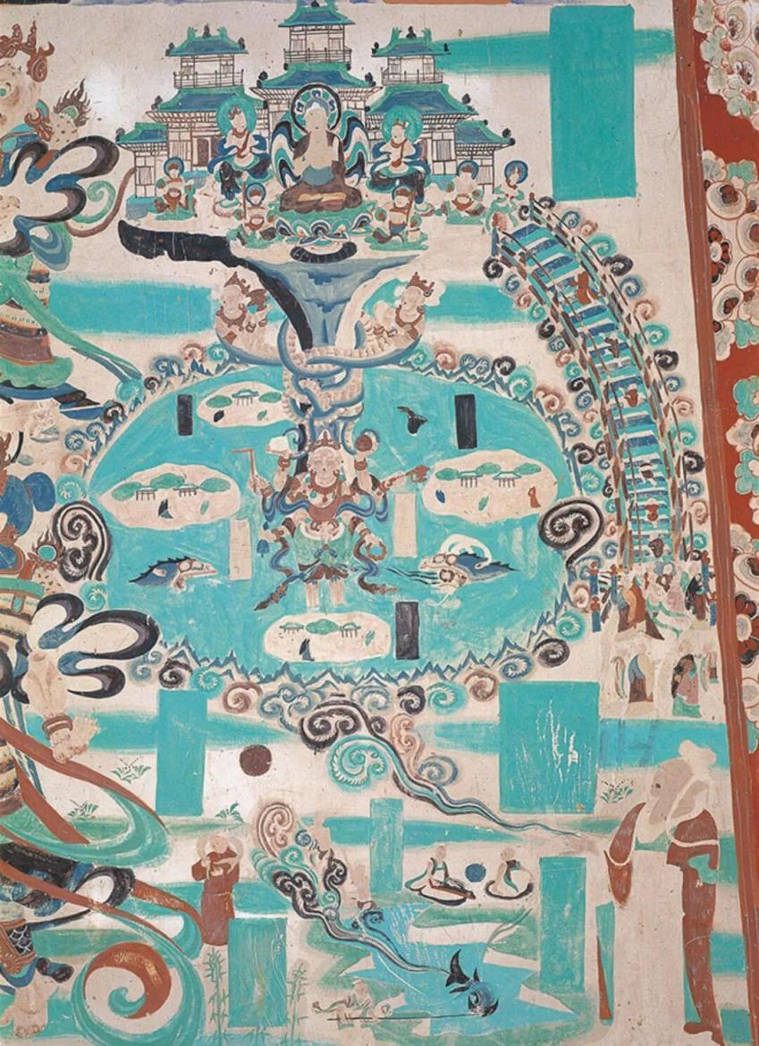 莫高窟9窟 《维摩诘经变》之掌中佛国