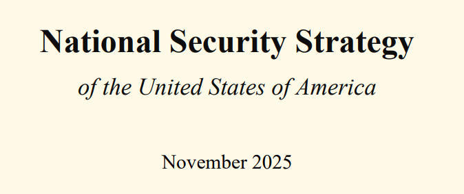 11月5日,白宫发表新版“国安战略”。文件封面截图