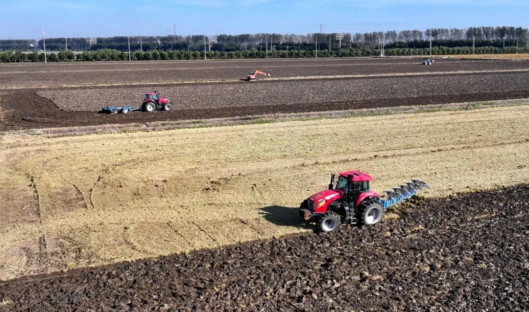 △海安智慧农机助力秋播秋管节本增效。顾华夏摄