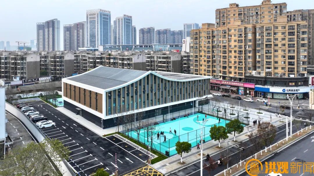 运动触手可及!南昌社区嵌入式体育场馆工程整体完工