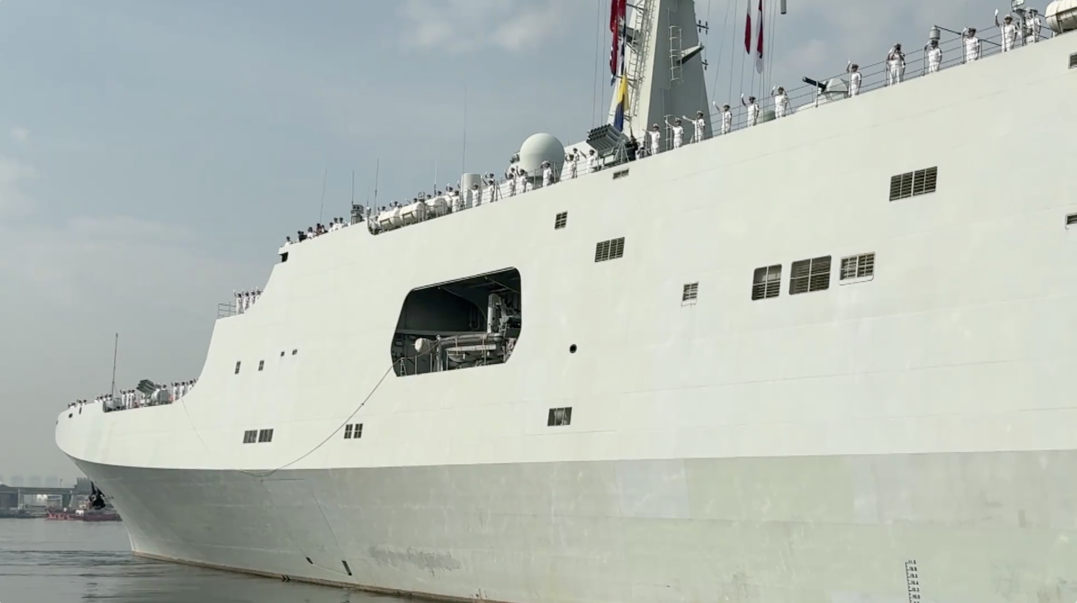 中国海军989编队结束印尼友好访问