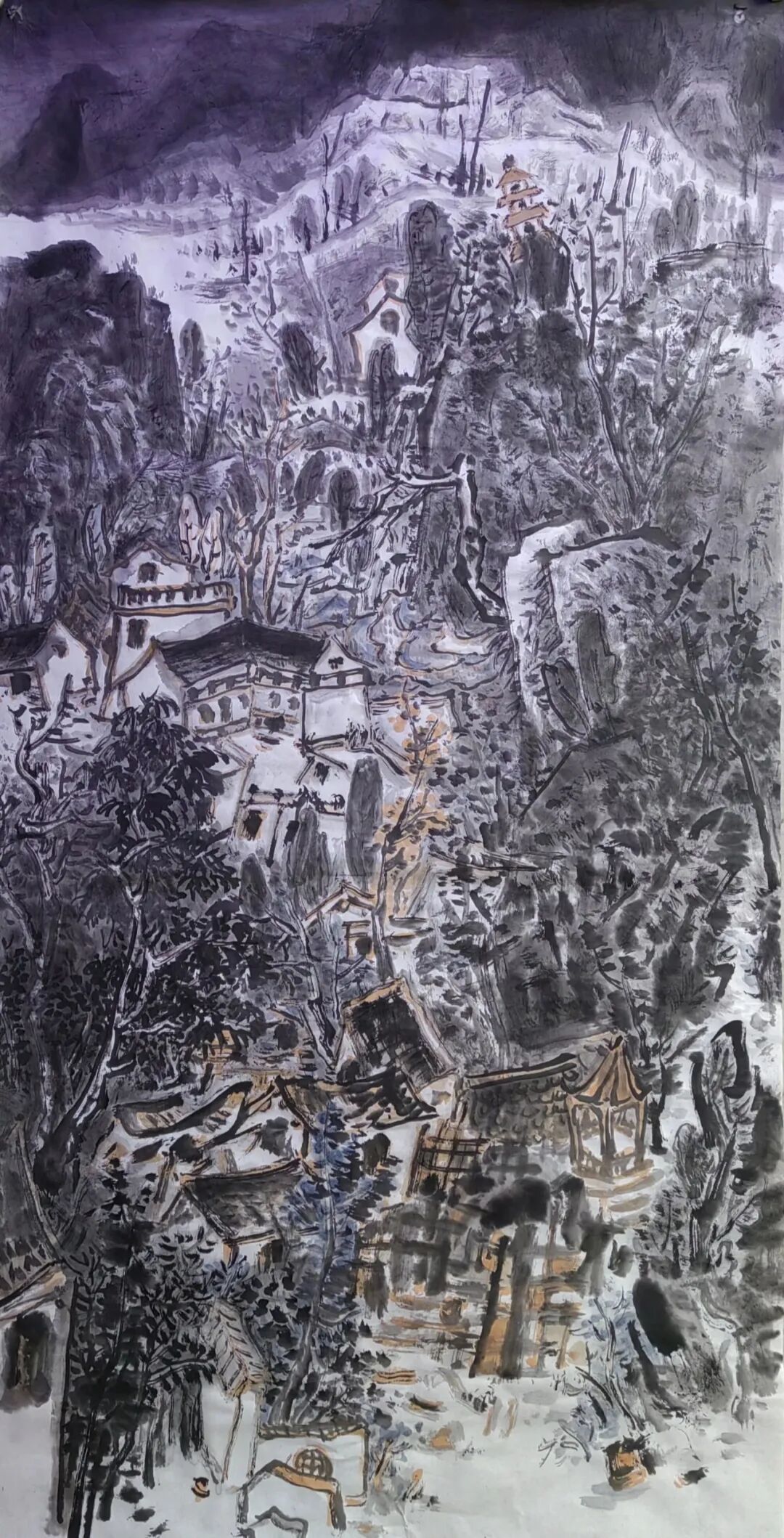 《写生》 138×69cm