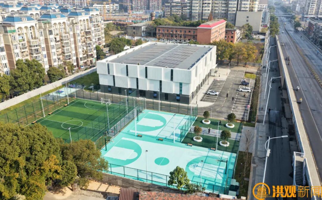 运动触手可及!南昌社区嵌入式体育场馆工程整体完工