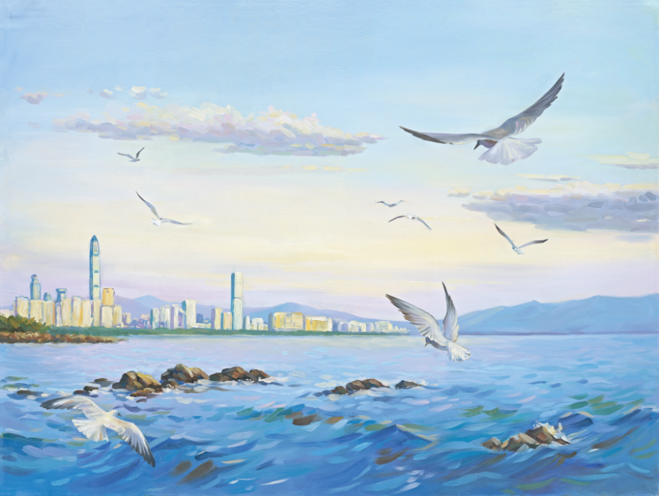 生态福田 / 120cmX90cm / 布面油画 / 2025 / 郭玉川