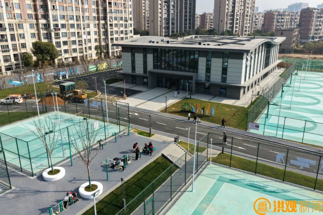 运动触手可及!南昌社区嵌入式体育场馆工程整体完工