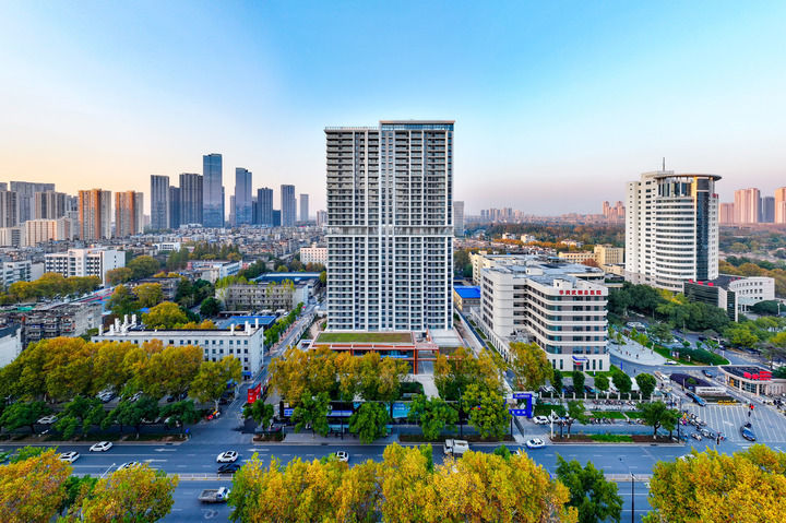 青山区21街危旧房合作化改造项目。（青山区委宣传部提供）