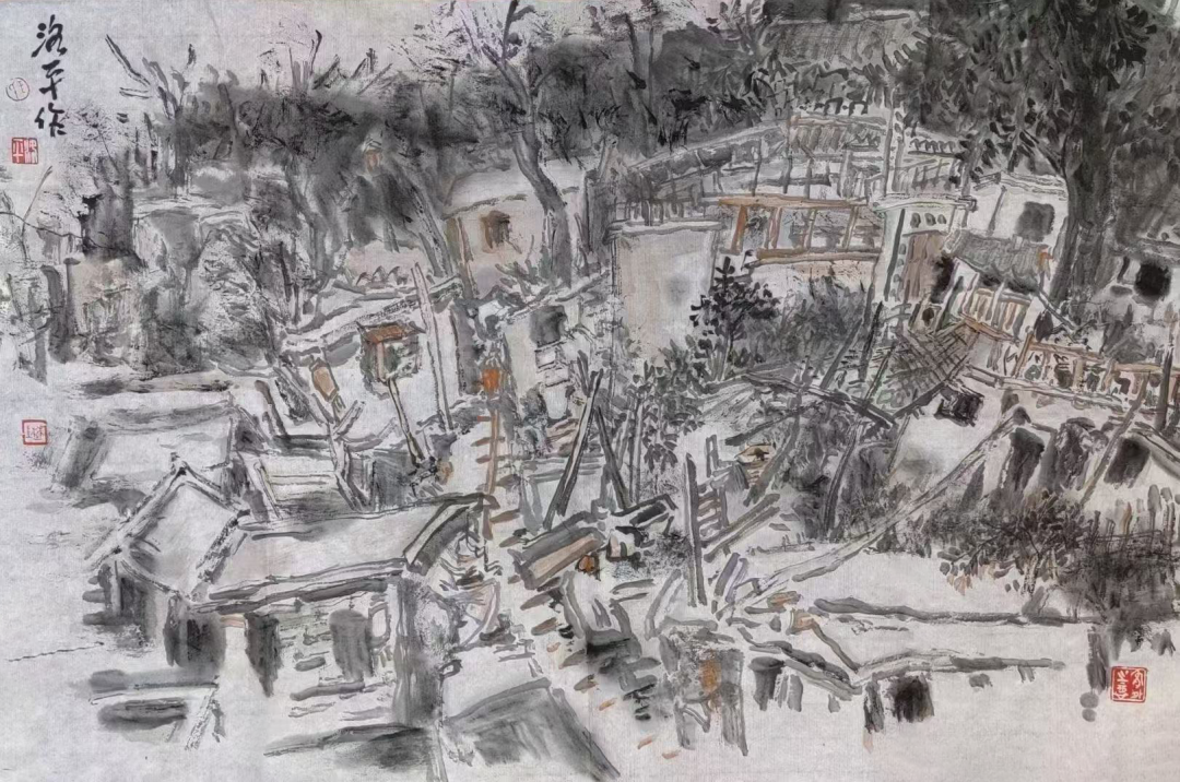 《写生作品》 69×46cm