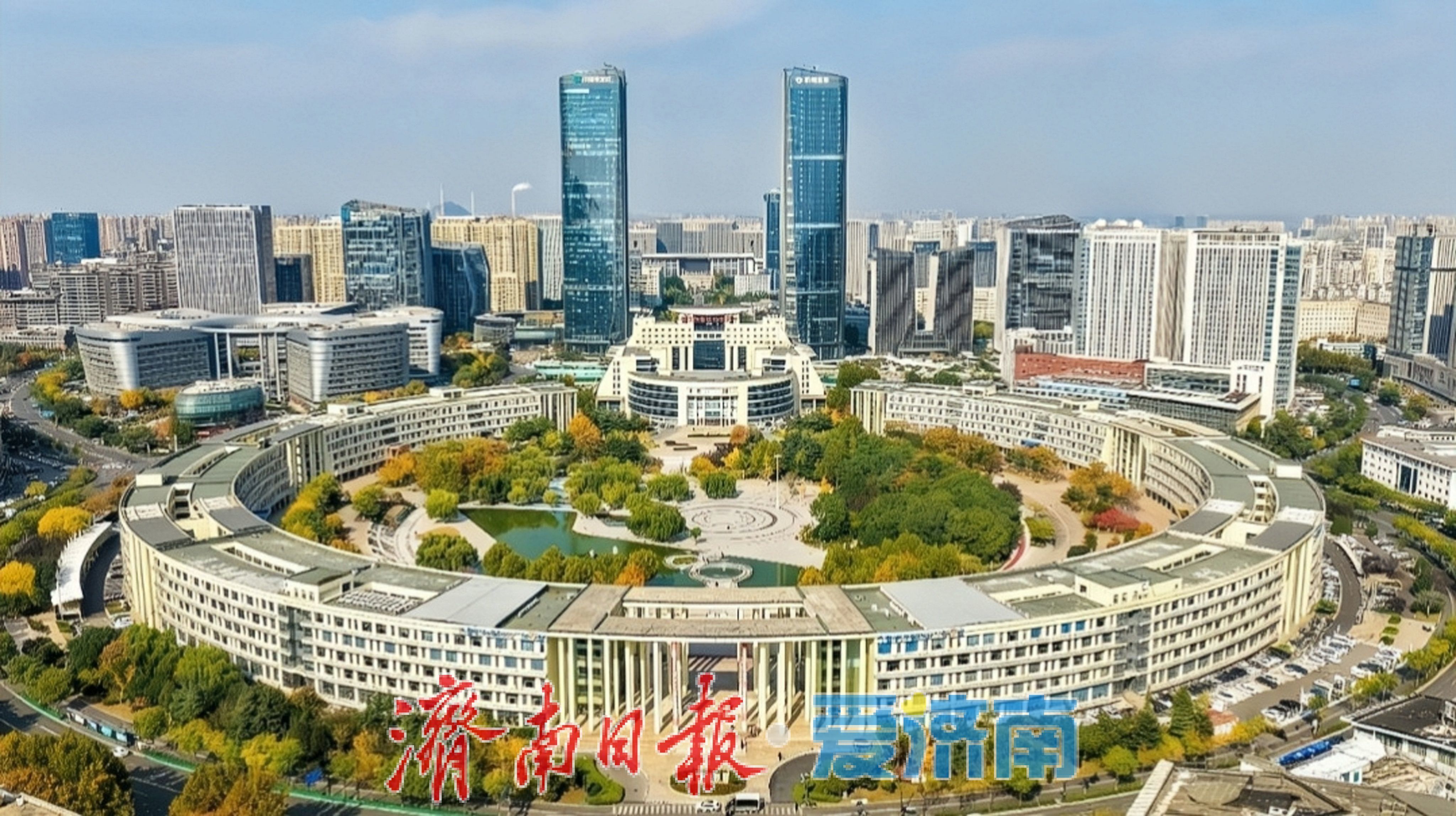 高新区中心区高楼林立