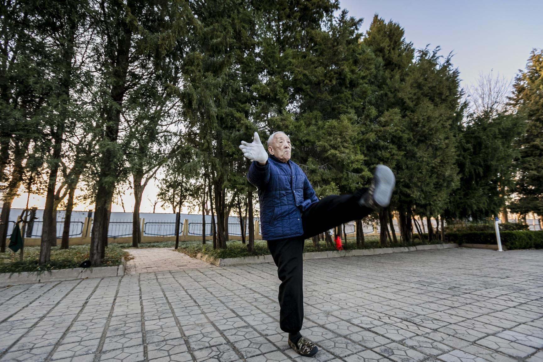 【组图】河北沧州：耄耋之年习武不辍