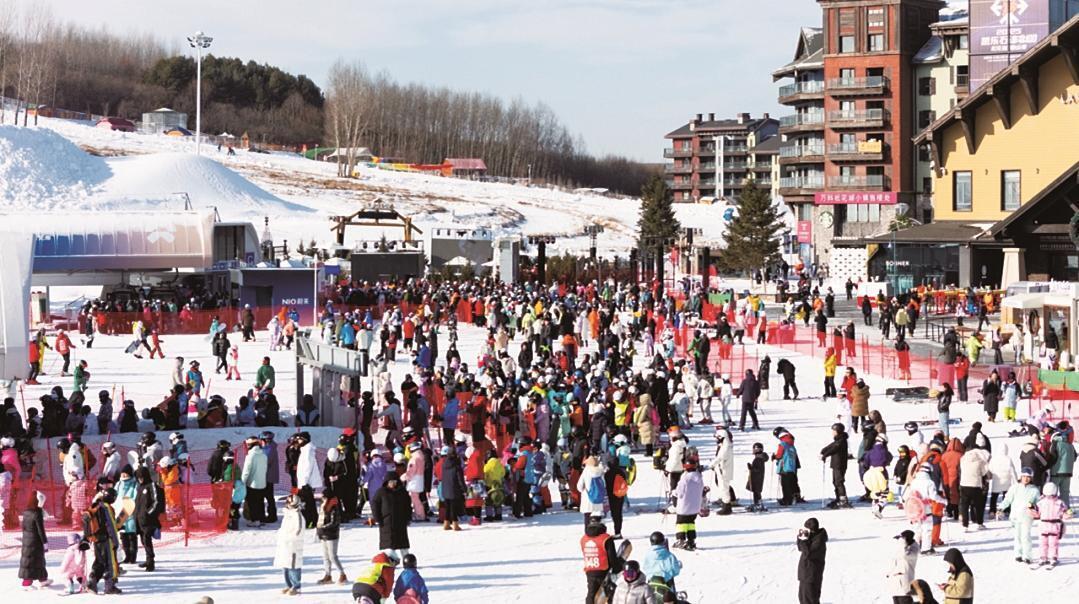 “十四五”时期，吉林市冰雪旅游高质量发展。姜岸松　摄