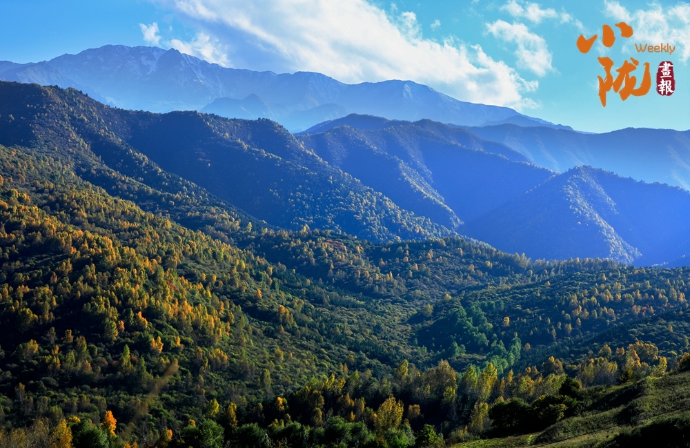 甘肃临夏斑斓冬色迷人
