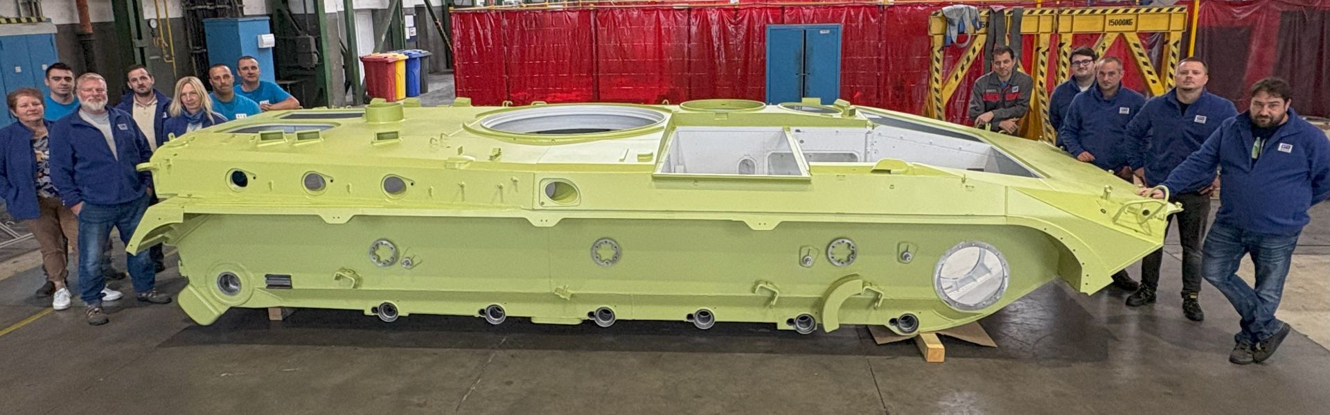 斯洛伐克STV机械公司生产设施中的BMP-1车体 STV集团公司官方网站