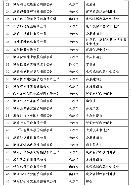湖南发布2025三湘民营企业百强榜 百强营收总额突破1.28万亿元