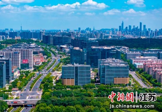 航拍中国(南京)软件谷。南京市雨花台区委宣传部 供图