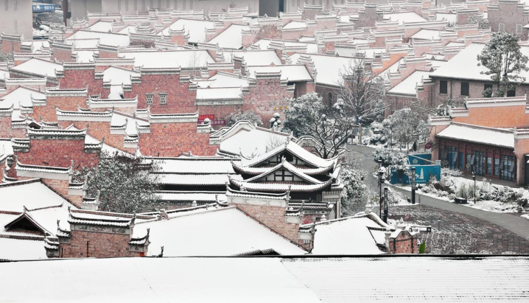 万载古城雪景(资料图)。邓龙华 摄