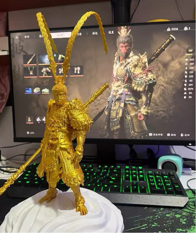 *3D打印的“天命人”套装（代琰供图）