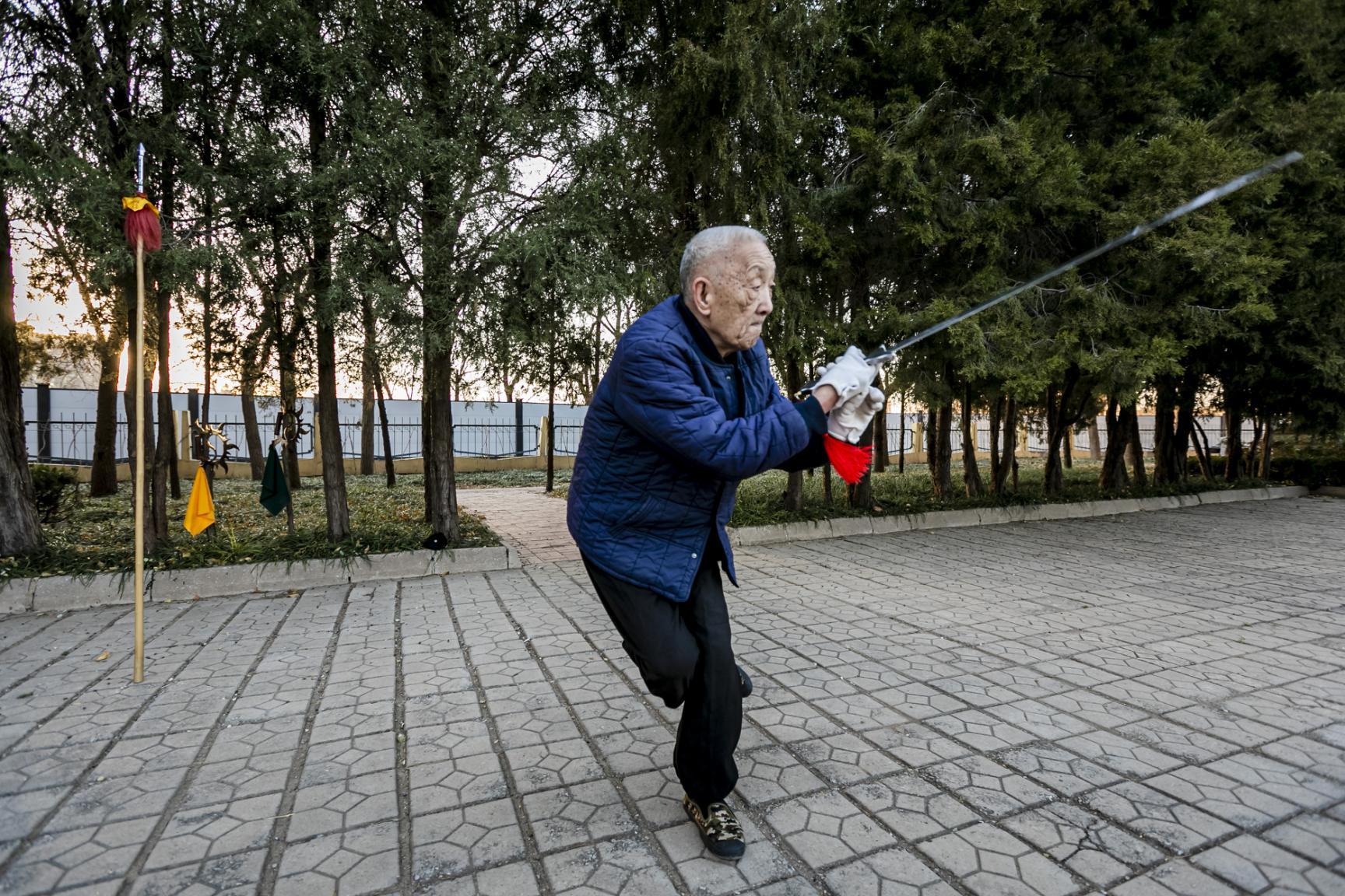 【组图】河北沧州：耄耋之年习武不辍