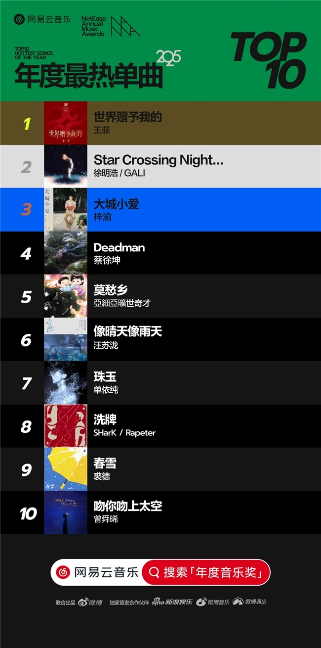 杨丞琳荣获网易云音乐2025年度音乐奖年度品质歌手(图6)