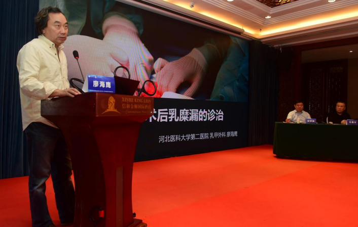 廖海鹰教授进行学术分享。