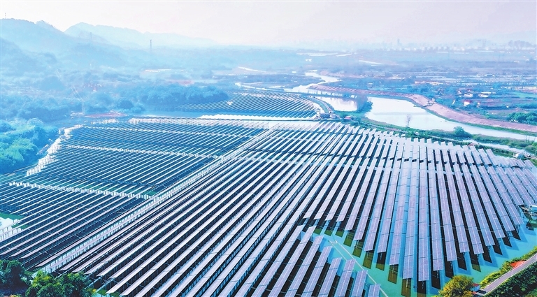 九江柴桑区：渔光互补 生态双赢（图）