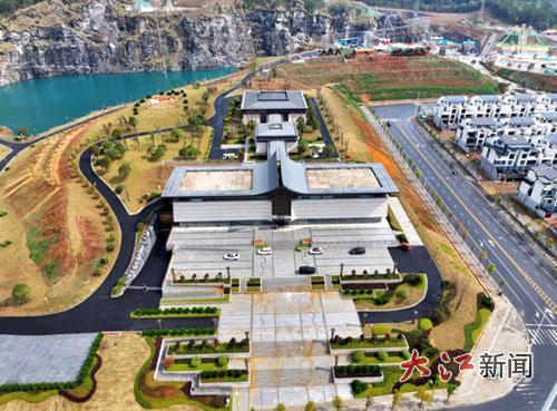 起凤山墓葬原址上建设的安福县博物馆（资料图）