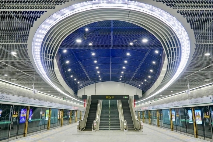 济南地铁4、8号线和6号线东段车站实景图又“上新”