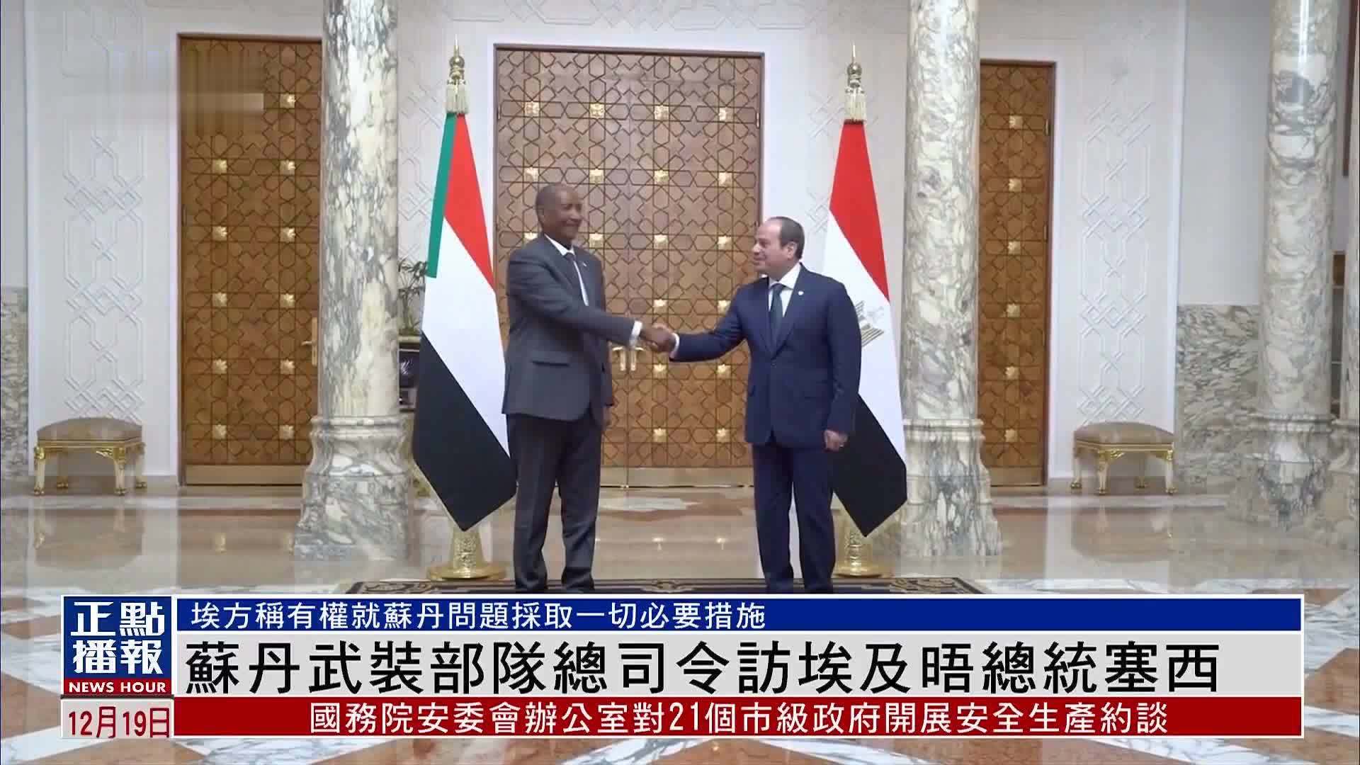 苏丹武装部队总司令访埃及晤总统塞西_凤凰网视频_凤凰网