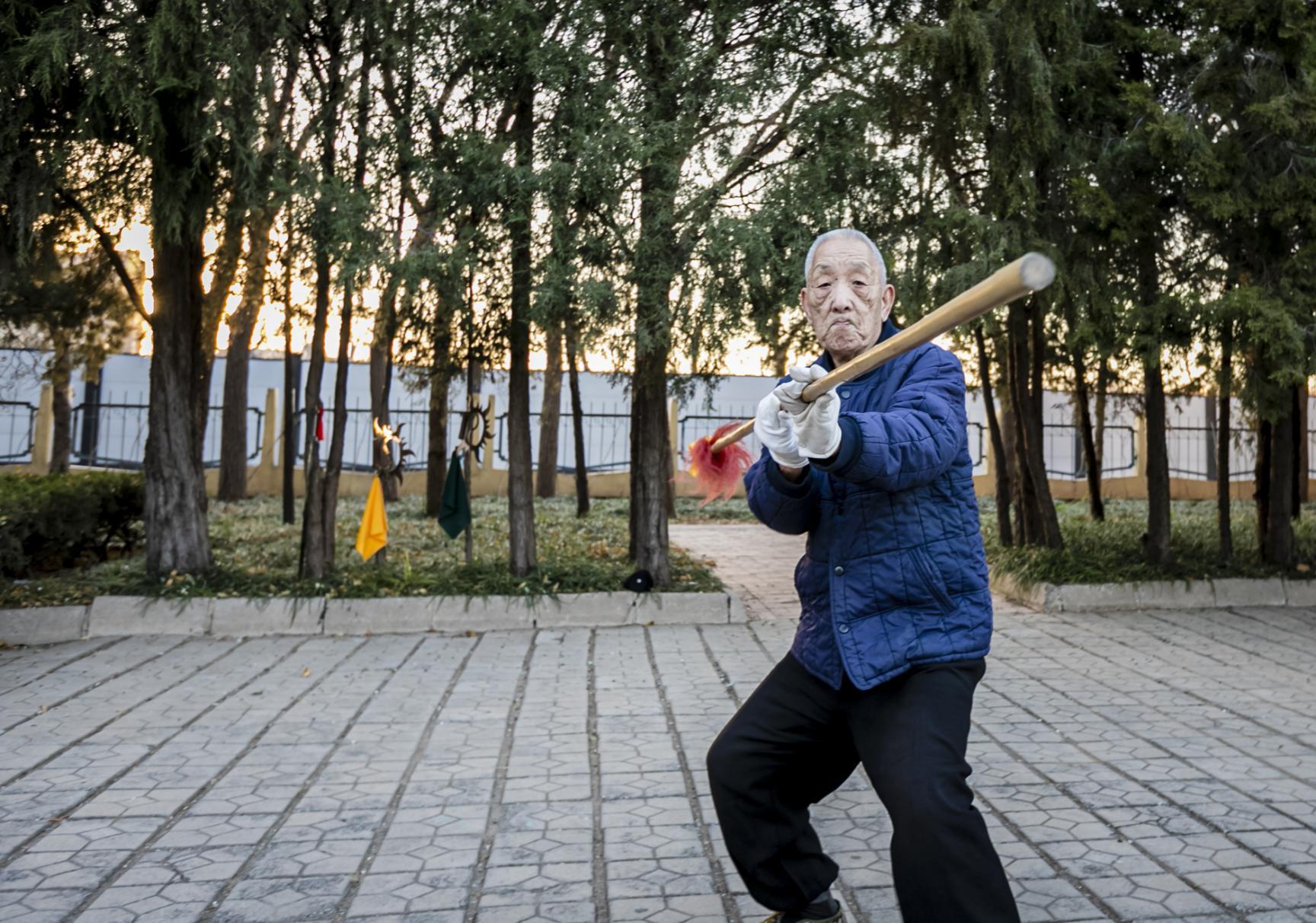 【组图】河北沧州：耄耋之年习武不辍