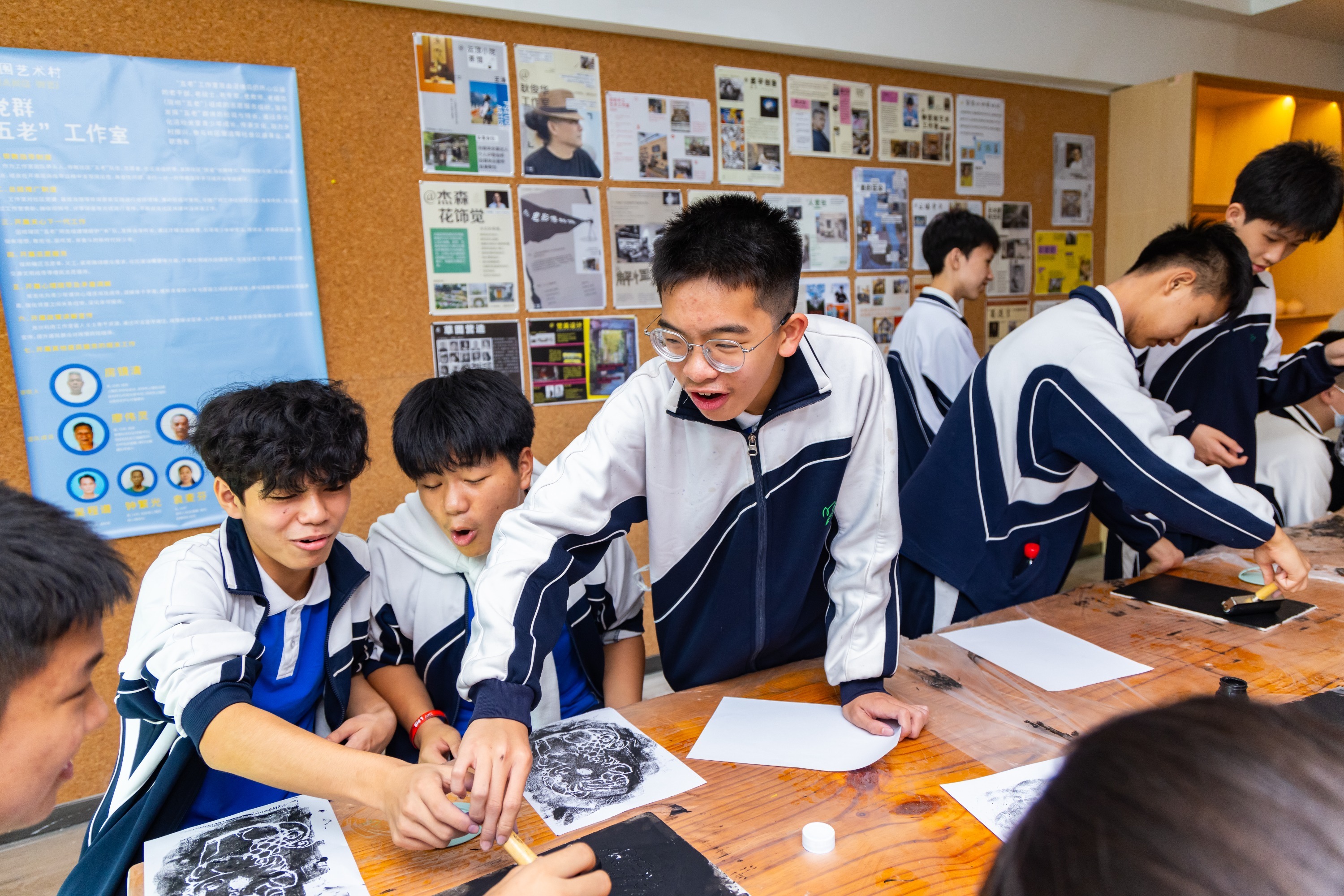 在400年古村，解锁“破次元”美学！福城实验学校学子赴上围艺术村开启美育新课堂