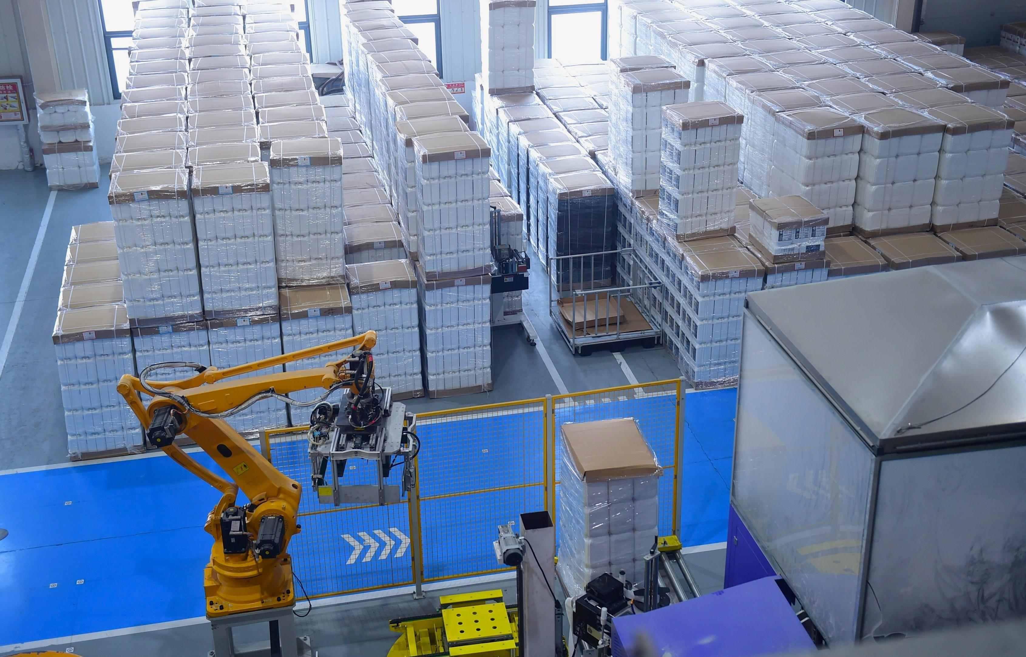 河北高大永恒塑料制品有限公司生产车间。