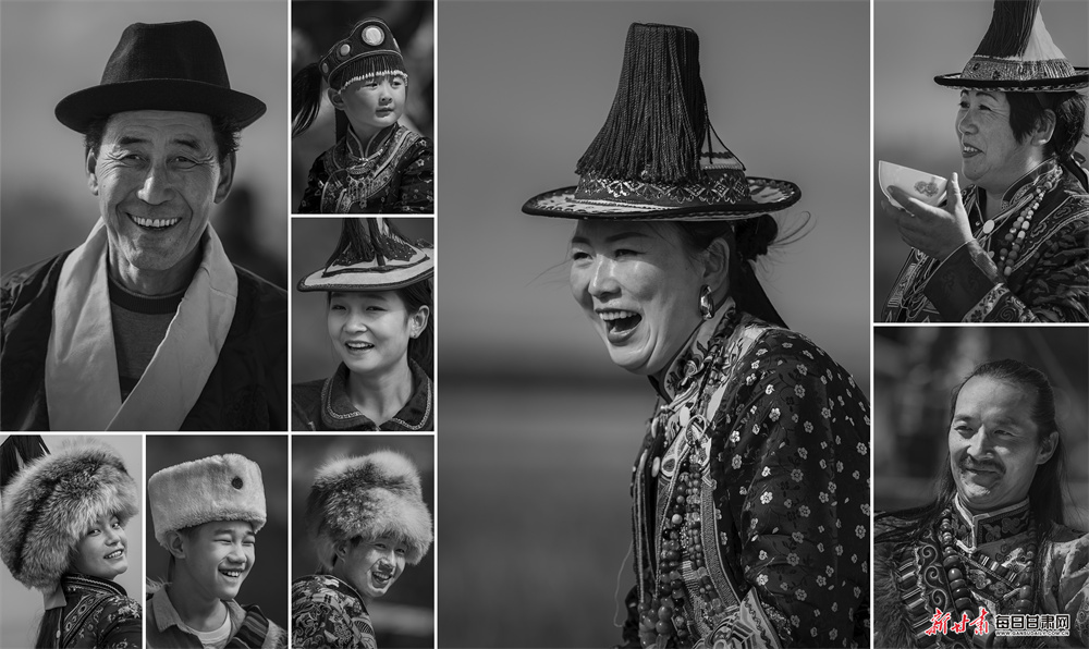 幸福荡漾在脸上