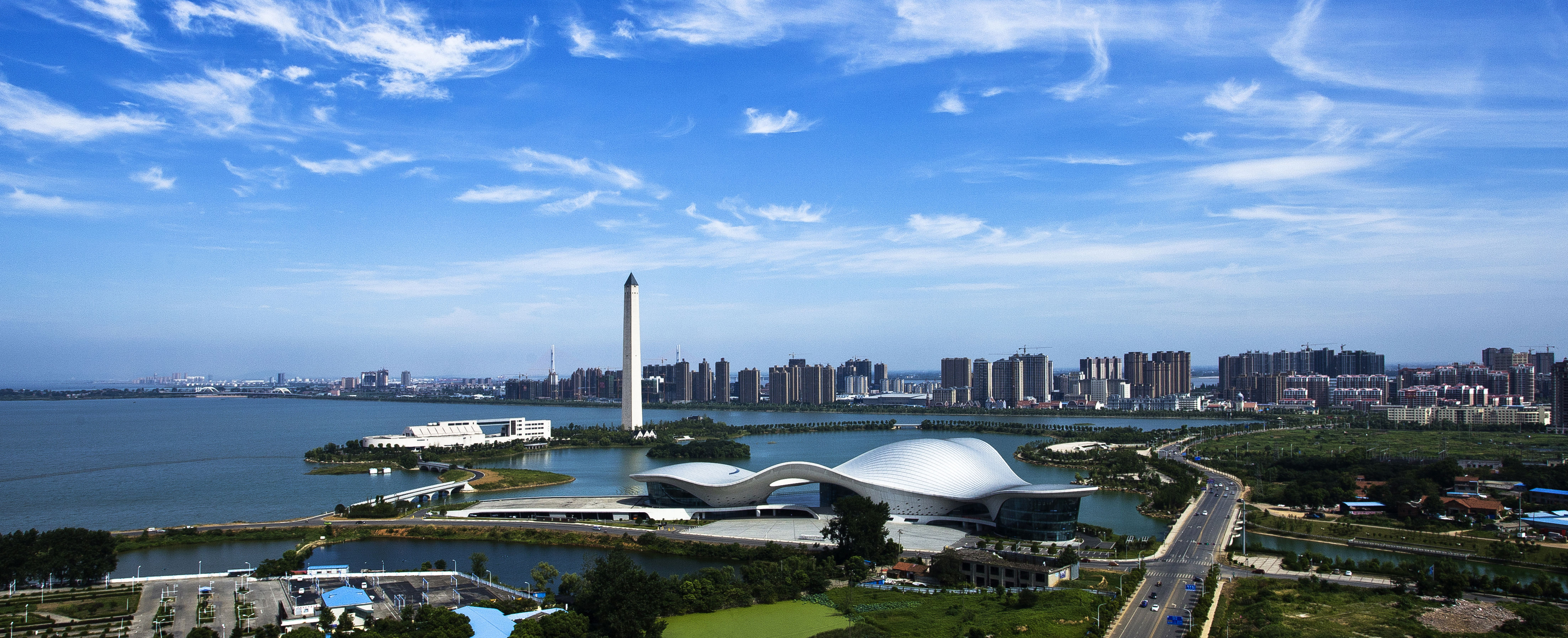 航拍九江（九江市委宣传部供图）