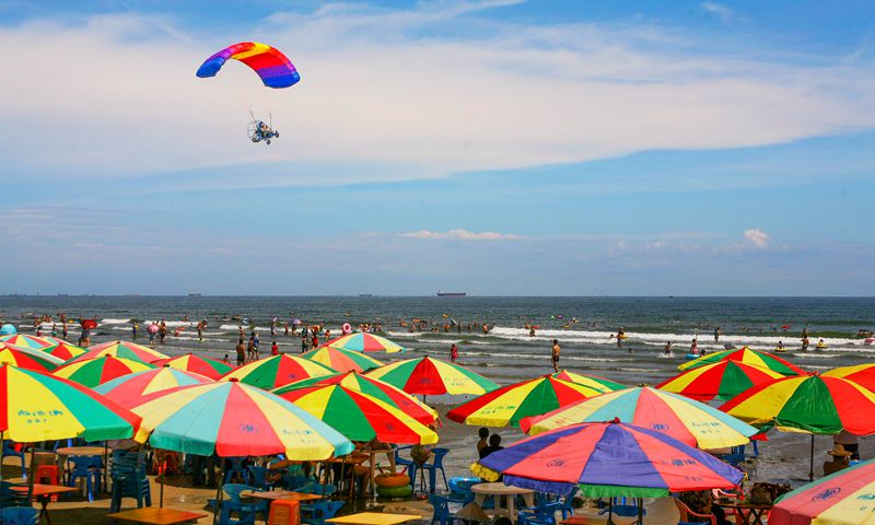 图:白浪滩景区。来自广西防城港市人民政府网站。