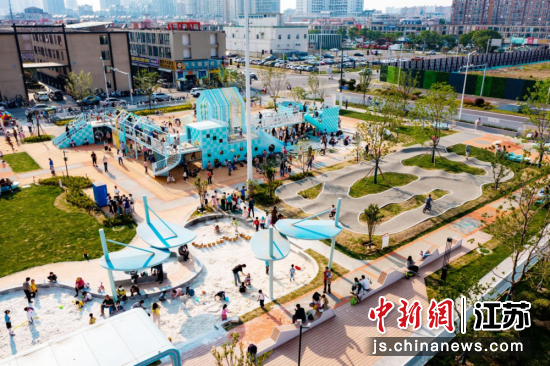 惠山新城儿童主题公园。(资料图)惠山区城管局 供图