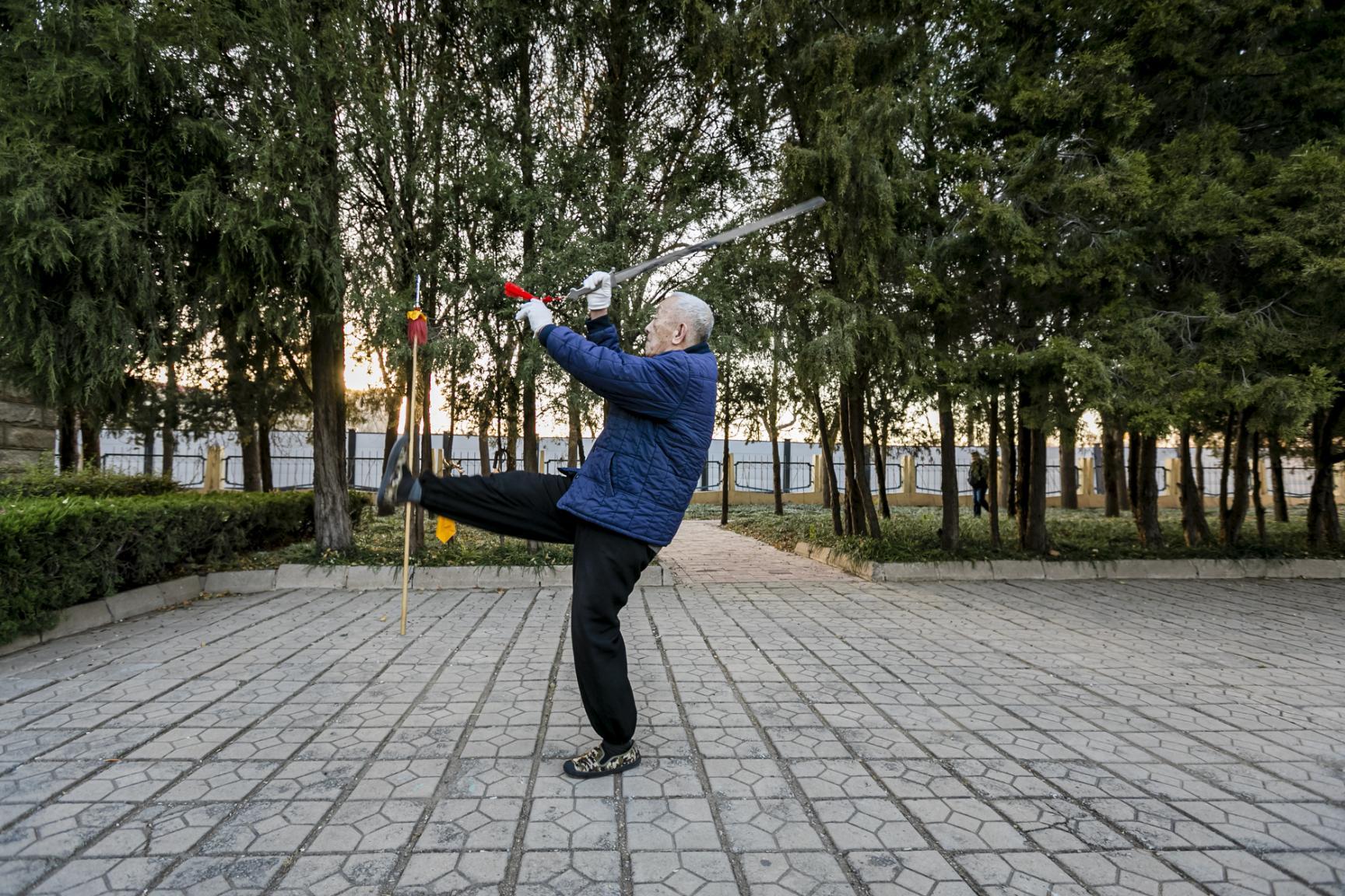 【组图】河北沧州：耄耋之年习武不辍