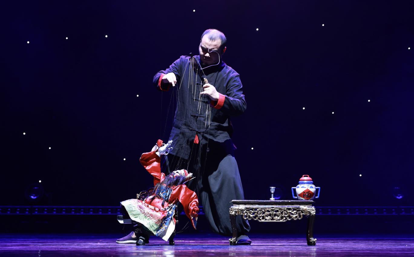 木偶戏《钟馗醉酒》