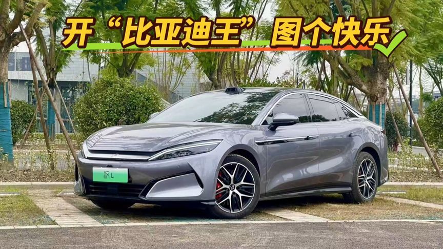 充电悍匪+西装暴徒=汉L EV！开“比亚迪王”就是图个快乐