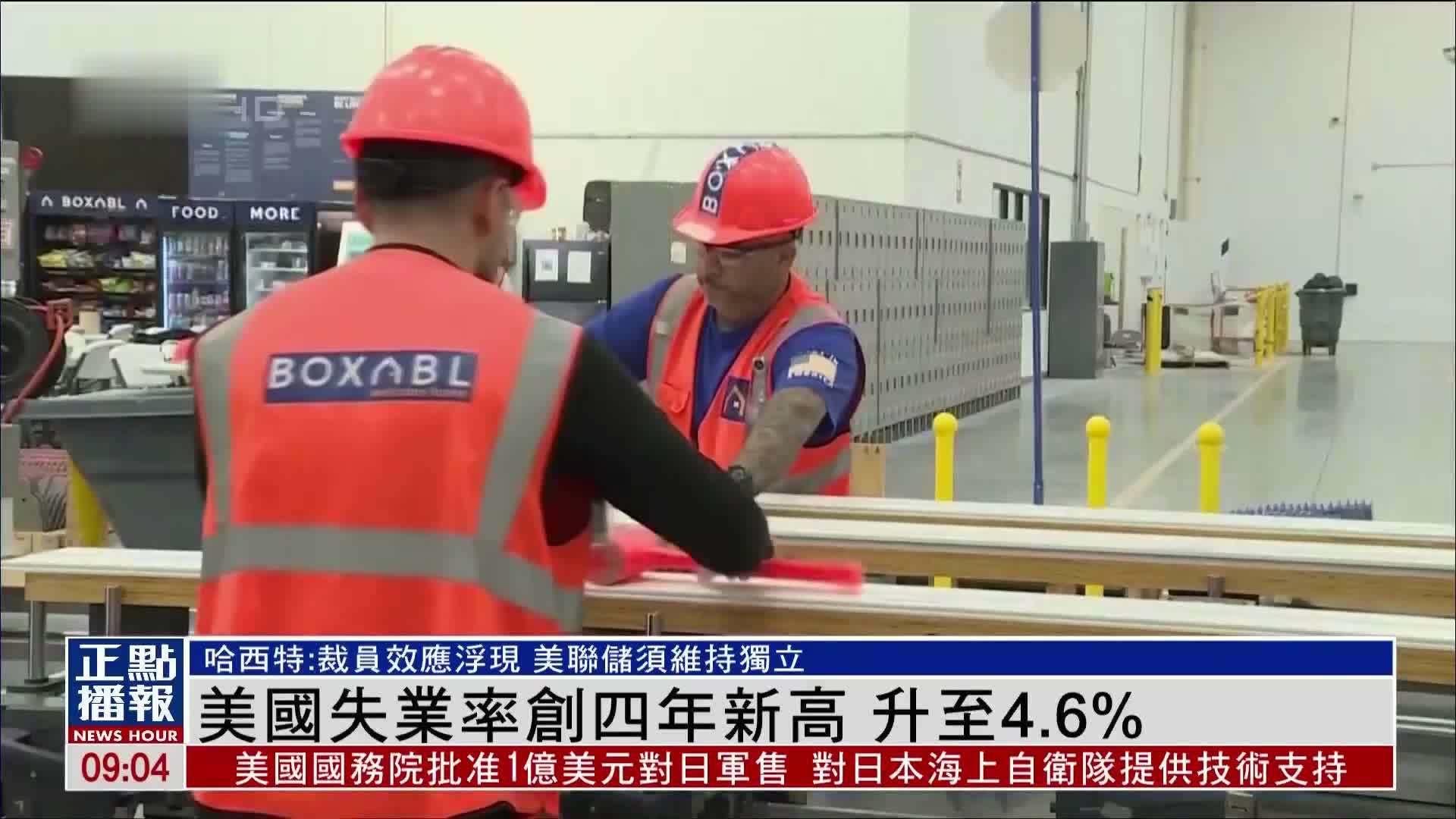 美国失业率创四年新高 升至4.6%_凤凰网视频_凤凰网
