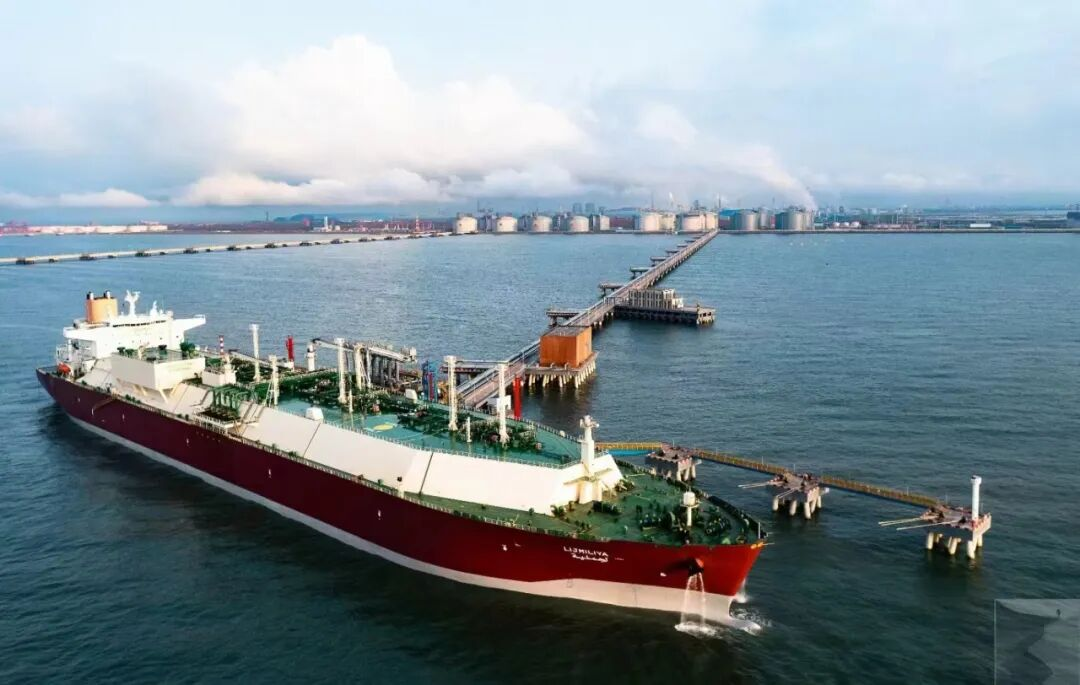 图：支持的唐山LNG接收站码头项目