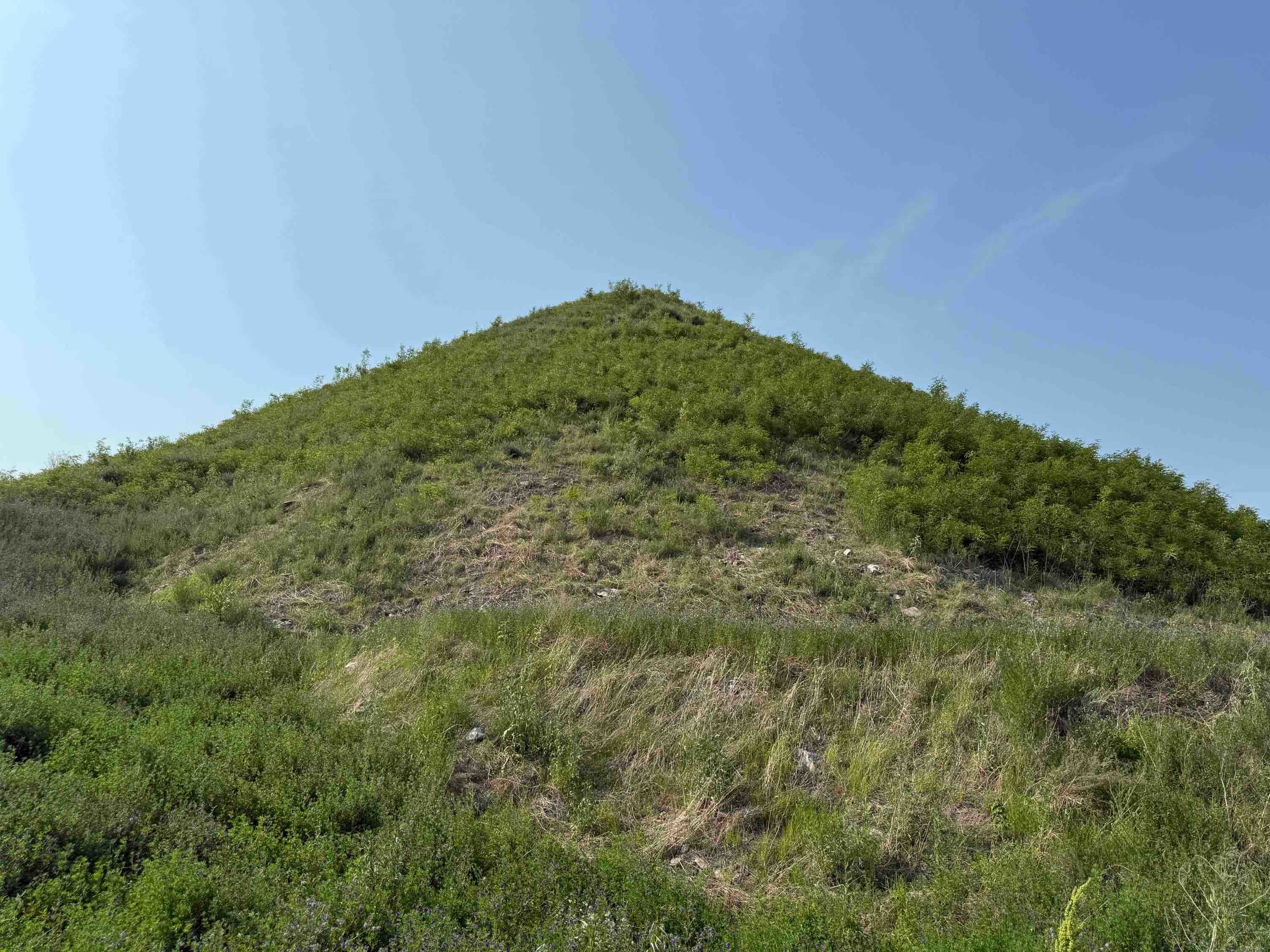 鸡西市煤矸石山完成治理