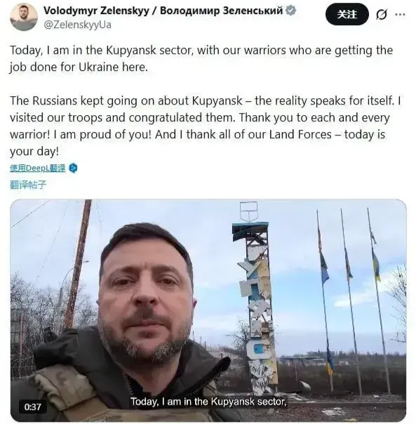 普京谈泽连斯基在库皮扬斯克拍视频:他是一位有才华的演员